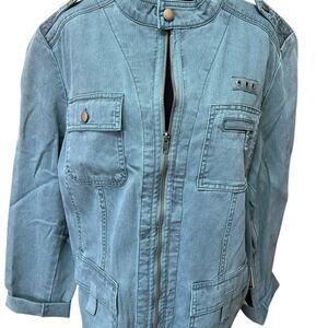 CARIBBEAN JOE WOMEN’S JACKET SIZE XL TEAL COLOR (mallard)